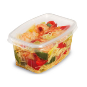 Barquettes à couvercles séparés