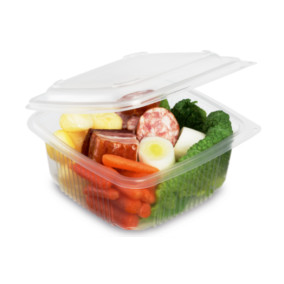 Barquettes à couvercles charnières