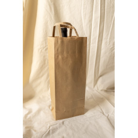 Sac papier kraft pour bouteille 